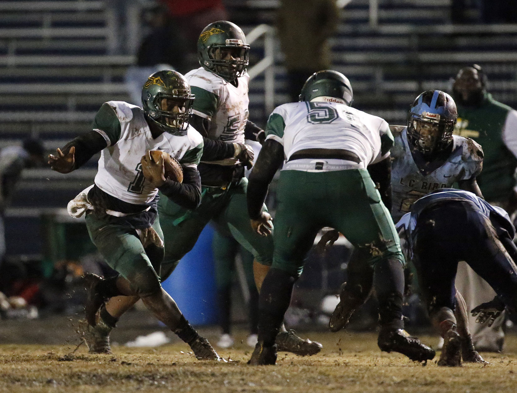 Henrico at L.C. Bird regional semifinal football game